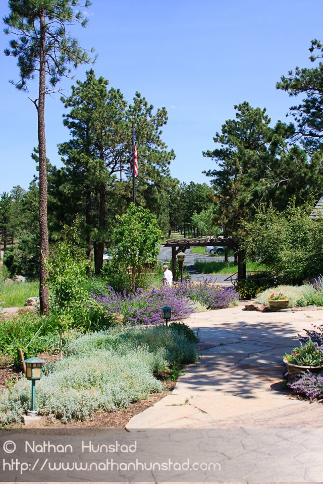 The entrance to Boettcher Mansion on Lookout Mountain
